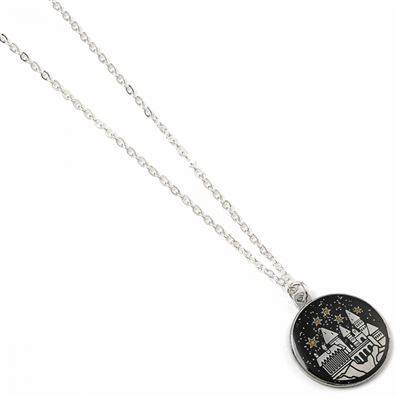 Colgante Harry Potter Castillo Hogwarts Baã±o De Plata