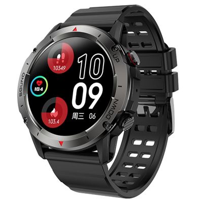 Smartwatch Nx9 1.39"" Frecuencia Cardíaca Presión Arterial Negro