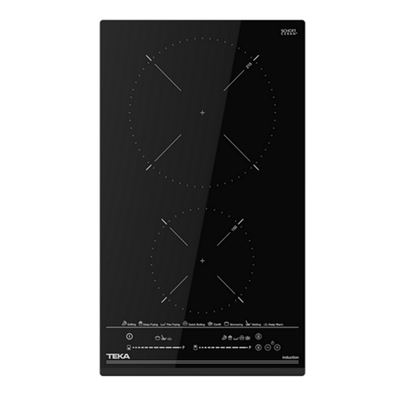 Placa De Inducción Teka Izc 32600 Mst 2 Zonas 30cm 3600w Negro