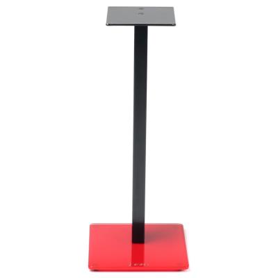 Norstone Esse Stand pie para altavoz 1 m acero y cristal color negro rojo soporte