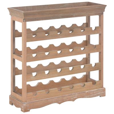 Armario Botellero Vidaxl Mdf Marrón 70x22,5x70,5cm