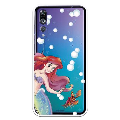 Funda para Xiaomi Redmi Note 11 Oficial de Disney Ariel y Sebastián  Burbujas - La Sirenita