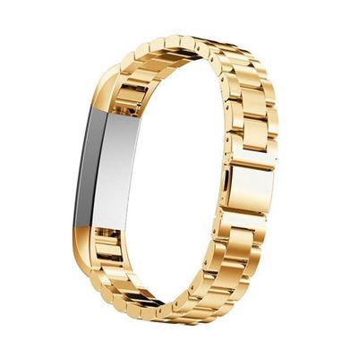 Pulsera Acero Stainless Lux + Herramienta Fitbit Alta/ Alta Hr/ Alta Ace Gold