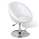 Taburete de cocina bar vidaXL, de color Blanco, ideal para clubes
