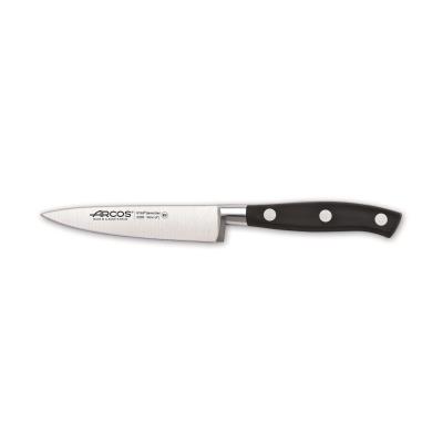 Cuchillo Mondador Arcos Riviera 230200 De Acero Nitrum, Con Mango De Polioximetileno Y 10 Cm De Hoja En Estuche