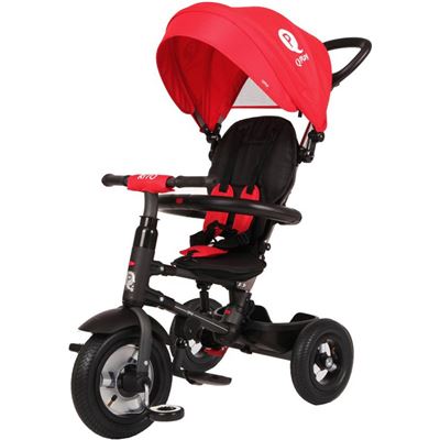 Triciclo QPlay Rito plegable con ruedas de aire, Modelo Rojo