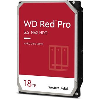 Disco duro interno WD Red PRO 3.5'' 18TB SATA 6Gb/s 7200RPM Rojo - 1