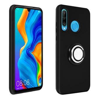 Carcasa Huawei P30 Lite / Lite XL / Honor 20S Protectora Anilla-Soporte Negro - 1