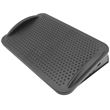 Reposapiés con plataforma ajustable de plástico PrimeMatik, negro 424 x 283 mm