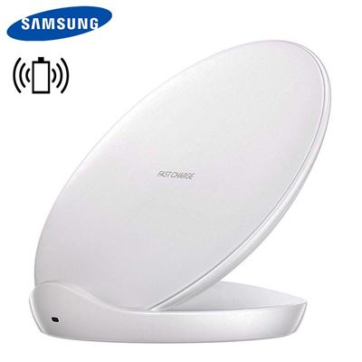 Cargador Samsung Epn5100bwegww blanco dock base qi original con blister wireless charger standing compatible el