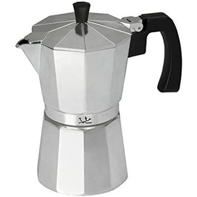 Cafetera Italiana Jata Cca6 Aluminio 6 Tazas Plata