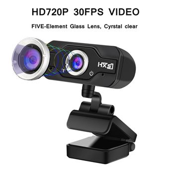 Webcam HXSJ S50 720P CMOS Sensor con micr fono Negro