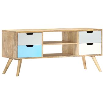 Mueble para TV vidaXL madera de mango 110x35x48cm 21Kg - 1