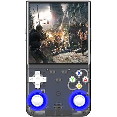 Consola Retro Wifi Pantalla 4"" Planet R36 Ultra Negra