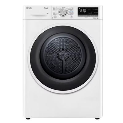 Secadora De Carga Frontal Lg Rh90v5av6n Bomba De Calor 9kg Blanco
