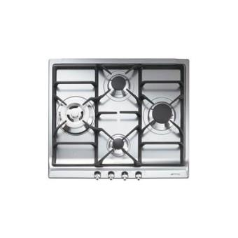 Placa de gas Smeg SER 60S GH3 4 Fuegos 60cm 4000W Inox - 1