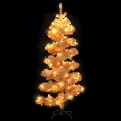 Árbol De Navidad Artificial Plegable Con Luces LED | 1.2m O 1.5m Ramas Densas | Pop-up Fácil Montaje | Decoración Navideña Ahorro Espacio