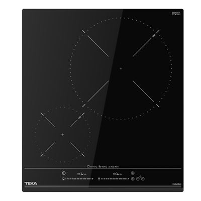 Placa De Inducción Teka Izc 42400 Msp 2 Zonas 45cm 3600w Negro