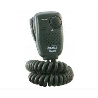 Micrófono-altavoz Para Walkie Midland Ma 26-l Negro