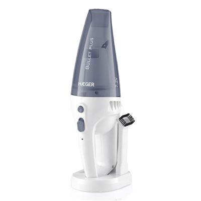Aspiradora De Mano Haeger Bullet Plus 7.2v Recargable Aspira Líquidos Y Sólidos