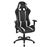 Silla de escritorio vidaXL Racing cuero artificial Blanca_0