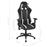 Silla de escritorio vidaXL Racing cuero artificial Blanca_2