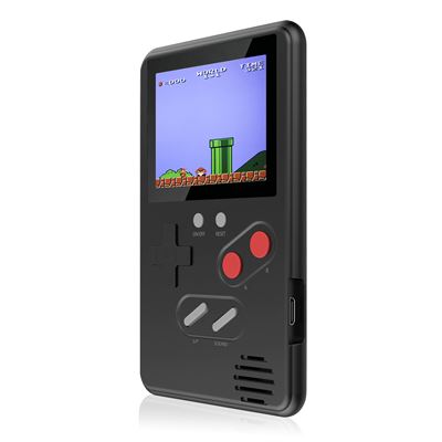 Consola Portátil Con 500 Juegos Clásicos Preinstalados. Pantalla A Color De 2,4 Pulgadas. Dam Negro
