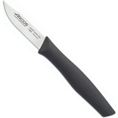 Cuchillo Mondador Arcos Nova Negro Hoja 70 Mm