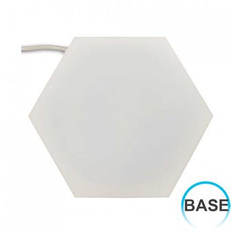 Panel LED Puzzle Enlazable Hexagonal Base 10W 32x37cm 4000K 7hSevenOn Deco