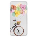 Funda de Silicona TechCool para Xiaomi Mi 9 Lite, Bicicleta globos Transparente
