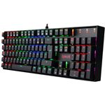 Teclado Gaming Mecánico Redragon K551RGB-SP BL/Red MITRA Negro, Switch Red