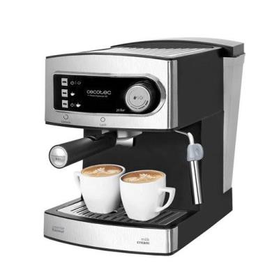 Cafetera express Cecotec para espresso y cappuccino, Power Espresso 20