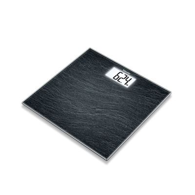 Báscula De Vidrio Beurer Gs 203 Pizarra Con Pantalla Lcd De Números Grandes Para Fácil Lectura