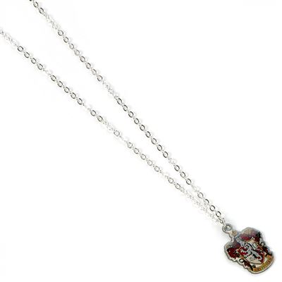 Colgante Harry Potter Escudo Gryffindor Baã±o De Plata