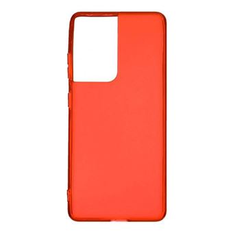 Funda Lisa para Samsung Galaxy S21 Ultra Rojo - 1