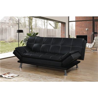 Sofá cama Habitat et Jardin, Modelo Jason, 3 plaza, Negro, Sillones, Los  mejores precios | Fnac