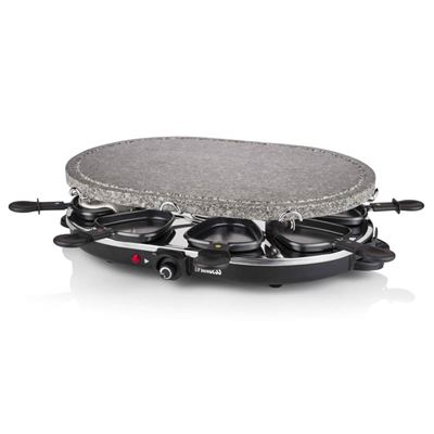 Raclette Princess Para 8 Oval Stone Grill Party