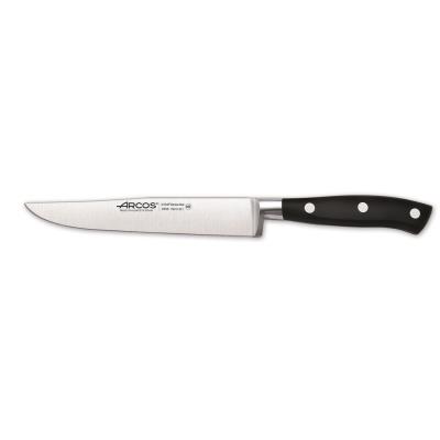 Cuchillo De Cocina Arcos Riviera 230600 De Acero Nitrum, Con Mango De Polioximetileno Y 15 Cm De Hoja En Estuche