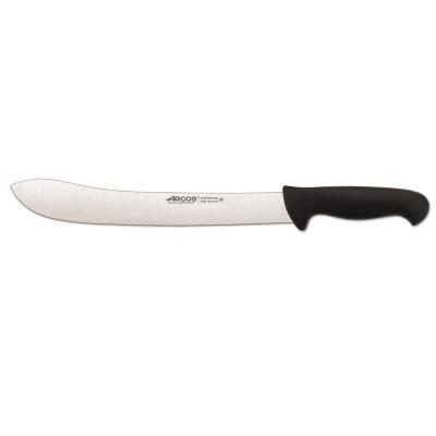 Cuchillo De Carnicero Arcos Colour De Acero Inoxidable Y Mango Ergonómico - Negro