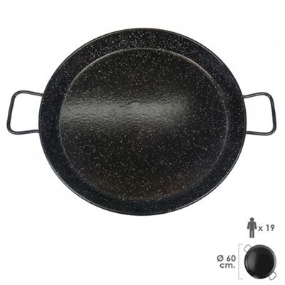 Paellera Valenciana Esmaltada 19 Personas/ 60 Cm
