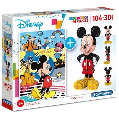 Puzzle Mickey 104 piezas 3D Model