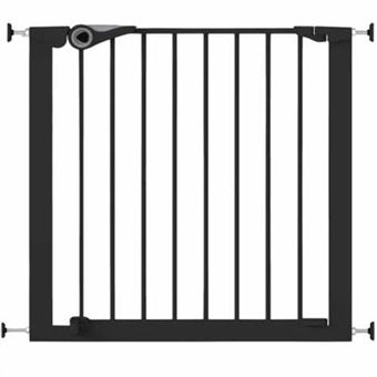 Puerta de seguridad Noma, Easy Pressure Fit 75-82 cm metal Negra 94313
