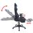 Silla de escritorio vidaXL Racing con reposapiés Azul_1
