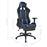 Silla de escritorio vidaXL Racing con reposapiés Azul_2