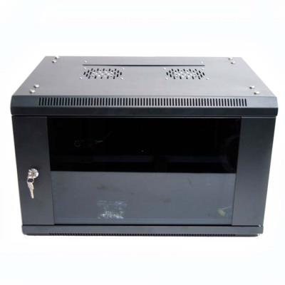 Armario Rack 6u 60x45 con Termostato 2 Ventiladores 1 Bandeja