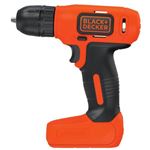 Taladro-atornillador sin cable Black+Decker BDCD8-QW negro y naranja