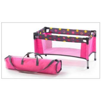 Bayer Chic 2000 652 24 Cuna de viaje para muñecas, funny pink