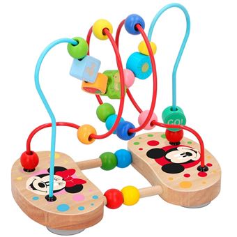 Laberinto cuentas en madera natural Disney baby by WOOMAX