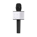 Karaoke Ryval Micro Negro Micrófono Inalámbrico Karaoke Bluetooth USB 6w Incluye Funda de Transporte