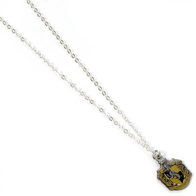 Colgante Harry Potter Escudo Hufflepuff Baã±o De Plata